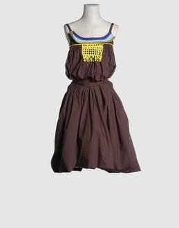 Fashiontribes.com Fashion Blog - Style, Beauty, Luxury Lifestyle & Shopping: No One Does Boho Glam Better than Marni : brown dresses fashion design modern design designer