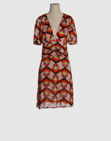 T BAGS Women - Dresses - 3/4 length dress T BAGS on YOOX from yoox.com