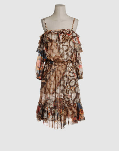JUST CAVALLI Women - Dresses - 3/4 length dress JUST CAVALLI on YOOX from yoox.com