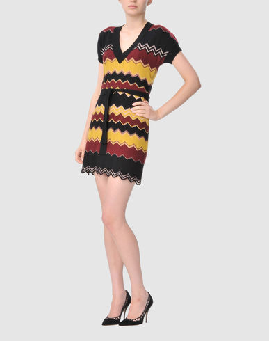 M MISSONI Women - Dresses - Short dress M MISSONI on YOOX :  m missoni belt loops short dress women