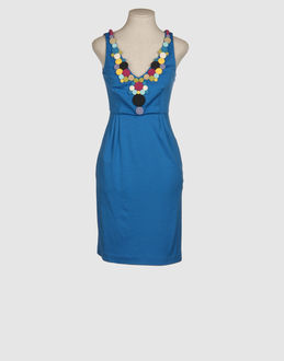 Catherine Malandrino Blue Applique Dress at Yoox.com image