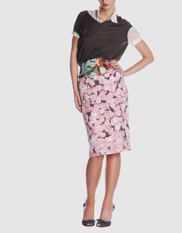 PAUL SMITH BLUE - Women - SKIRTS - Knee length skirts on YOOX.COM