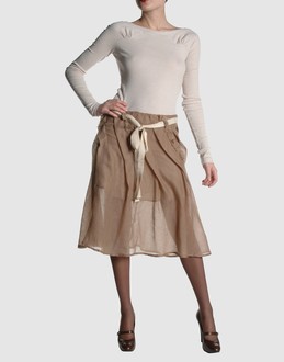 Gauze - Hook-and-bar, zip fly closure - Partially lined interior - Appliqu? - Belt attachment - Pleated detailing -