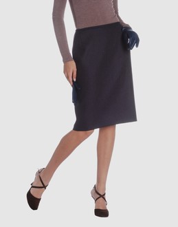 BOTTEGA VENETA - ���f�B�[�X - �X�J�[�g - �Ђ���X�J�[�g on YOOX.COM 