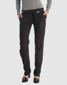 Cotton twill - Grosgrain - Belt loops - Button, zip fly closure - Four pockets - Creased leg - Braided detailing - Belt attachment -
