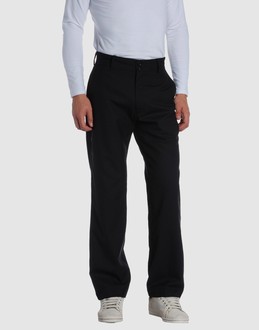 Cloth - Crepe - Belt loops - Button, zip fly closure - Four pockets - Straight leg cut - Braided detailing - Rear logo -