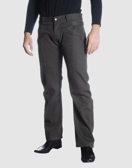 Jersey - Belt loops - Button, zip fly closure - Four pockets - Straight leg cut - Strap detailing - Rear logo -