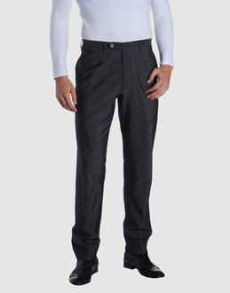 Cloth - Jacquard - Belt loops - Button, zip fly closure - Four pockets - Tapering leg cut - Unfinished hems -