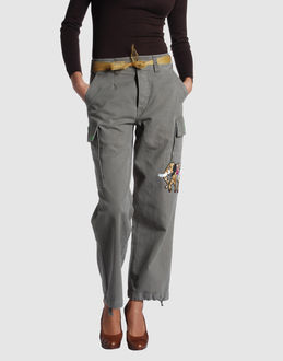 PLEASE Women - Pants - Casual pants PLEASE on YOOX :  pants cropped embroidered affordable