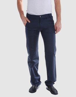 Tweed - Belt loops - Wrap closure - Five pockets - Straight leg cut - Studs - Stitched trimmed - Rear logo -