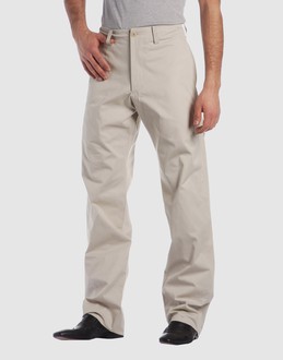 Gabardine - Belt loops - Button, zip fly closure - Five pockets - Straight leg cut - Stitched trimmed -