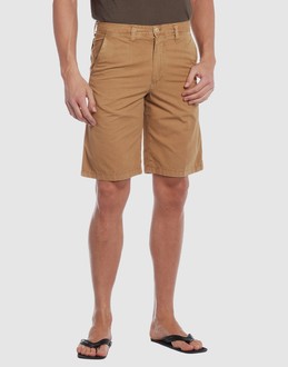 Canvas - Belt loops - Button, zip fly closure - Four pockets - Straight leg cut - Stitched trimmed -