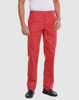 Gabardine - Belt loops - Button closing - Five pockets - Straight leg cut - Stitched trimmed -