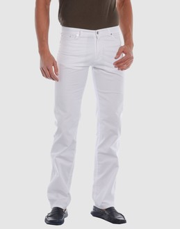 Cloth - Belt loops - Button, zip fly closure - Five pockets - Straight leg cut - Rear logo - Studs - Stitch detailing -