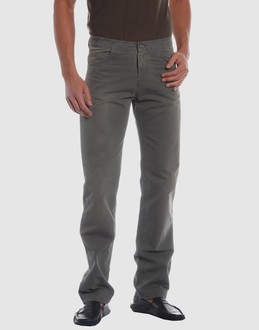 Cloth - Belt loops - Button, zip fly closure - Multipockets - Straight leg cut - Rear logo - Studs - Slashed detailing -