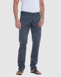 Cloth - Jacquard - Belt loops - Hook-and-bar, zip fly closure - Multipockets - Straight leg cut - Striped detailing -