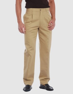 Canvas - Belt loops - Button, zip fly closure - Four pockets - Straight leg cut - Unfinished hems - Boning -