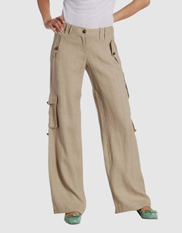 Cloth - Belt loops - Button, zip fly closure - Multipockets - Straight leg cut - Contrasting applications - Logo details -