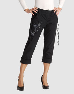 1 ONE TROUSERS 34 length trousers on YOOXCOM 