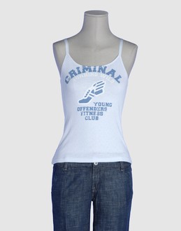 CRIMINAL - TOPS - T-shirts sans manches sur YOOX.COM