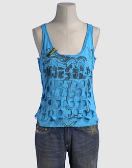 DIESEL - TOPS - T-shirts sans manches - SUR YOOX.COM
