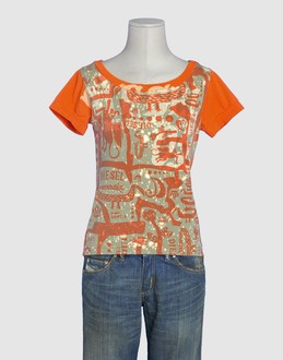 DIESEL - TOPS - T-shirts manches courtes - SUR YOOX.COM