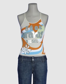 DIESEL - TOPS - T-shirts sans manches - SUR YOOX.COM