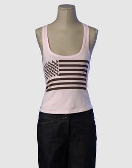 LES FOLIES DE PIGALLE - TOPS - T-shirts sans manches sur YOOX.COM