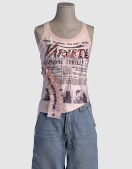 PIANURASTUDIO - TOPS - T-shirts sans manches sur YOOX.COM