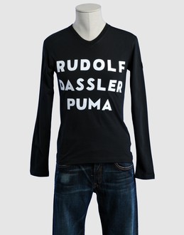 PUMA RUDOLF D SCHUHFABRIK - TOPWEAR - T-shirt maniche lunghe su YOOX.COM