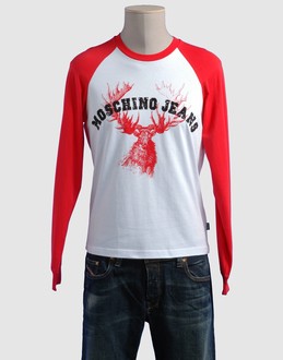 MOSCHINO JEANS - TOPWEAR - T-shirt maniche lunghe su YOOX.COM