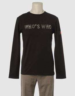 WHO*S WHO MAX - TOPS - T-shirts manches longues sur YOOX.COM