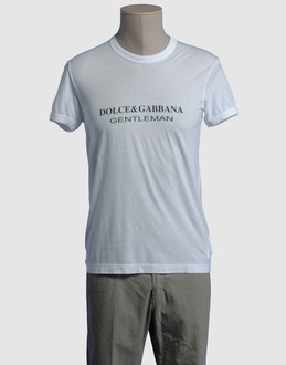 DOLCE &amp; GABBANA - TOPS - T-shirts manches courtes - SUR YOOX.COM