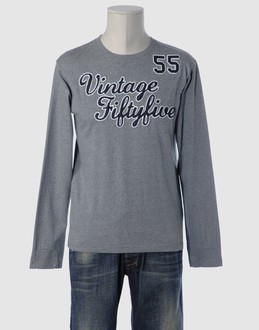VINTAGE 55 - Men - TOPS & TEES - Long sleeve t-shirts on YOOX.COM