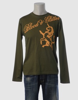 BLOOD & GLITTER - TOPS - T-shirts manches longues sur YOOX.COM