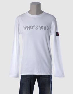 WHO*S WHO MAX - TOPS - T-shirts manches longues sur YOOX.COM