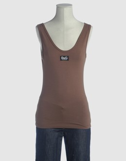 D&G - TOPS - T-shirts sans manches - SUR YOOX.COM