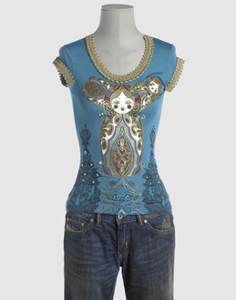JUST CAVALLI - TOPS - T-shirts manches courtes - SUR YOOX.COM