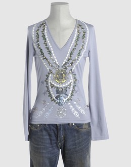 JUST CAVALLI - TOPWEAR - T-shirt maniche lunghe su YOOX.COM