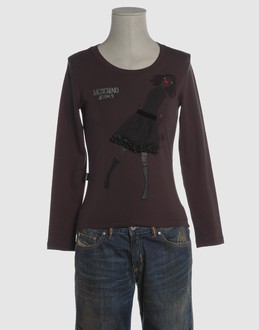 MOSCHINO JEANS - Women - TOPS & TEES - Long sleeve t-shirts on YOOX.COM