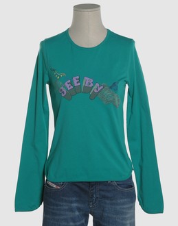 SEE BY CHLOE' - TOPS - T-shirts manches longues - sur YOOX.COM