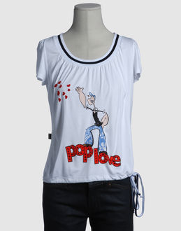 MOSCHINO JEANS - Women - TOPS & TEES - Short sleeve t-shirts on YOOX.COM
