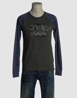Replay tops t-shirts manches longues