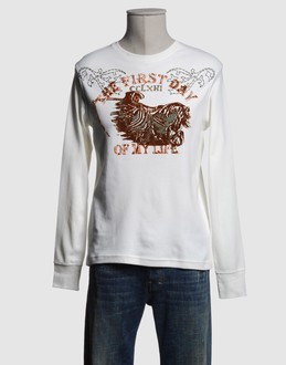 Replay tops t-shirts manches longues
