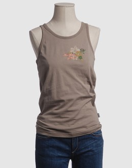 MOSCHINO JEANS TOPWEAR T-shirt senza maniche su YOOX.COM