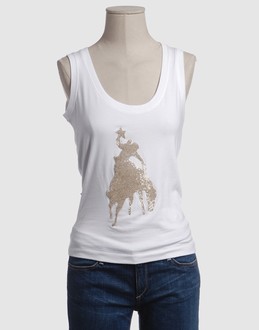 MOSCHINO JEANS TOPWEAR T-shirt senza maniche su YOOX.COM