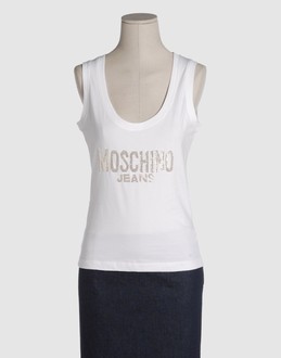 MOSCHINO JEANS - Women - TOPS & TEES - Sleeveless t-shirts on YOOX.COM
