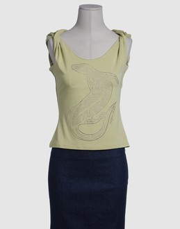 KRIZIA JEANS TOPWEAR T-shirt senza maniche su YOOX.COM
