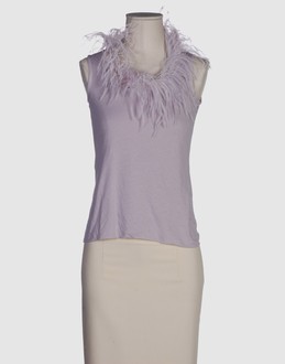 ALEXANDER MCQUEEN TOPWEAR T-shirt senza maniche su YOOX.COM
