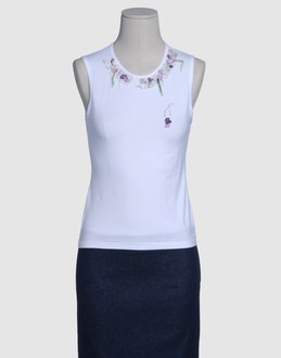 BLUMARINE JEANS TOPWEAR T-shirt senza maniche su YOOX.COM